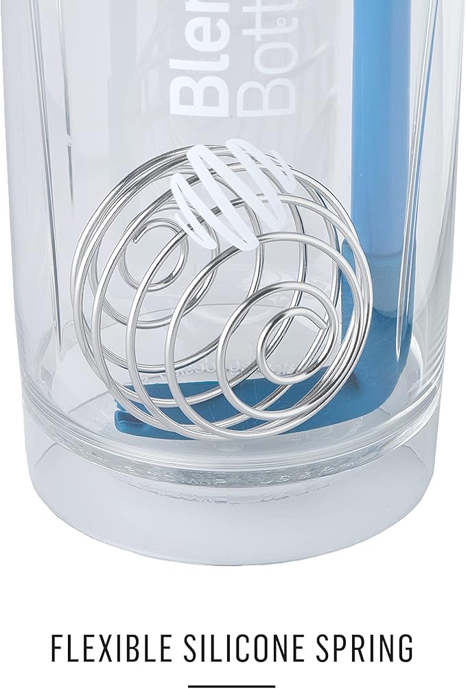 BlenderBottle Strada Shaker Cups with Silicone Straws, (2 24-Ounce Bottles and 2 Straws)