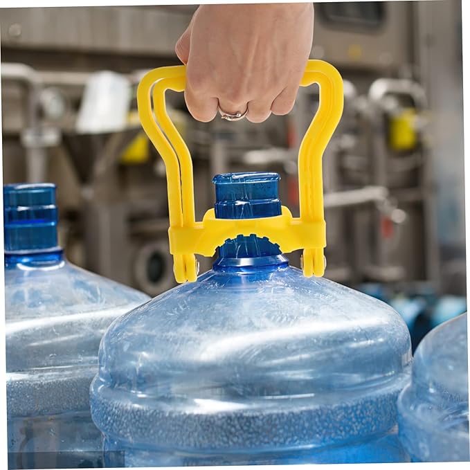4pcs Gallon Bottle Carrier Drinking Water Bottle Handle Water Bottle Lift Handles Gallon Water Bottle Caps Bottle Carrier Lifter 5 Gallon Water Jug Holder Bucket Blue Bottle Abs