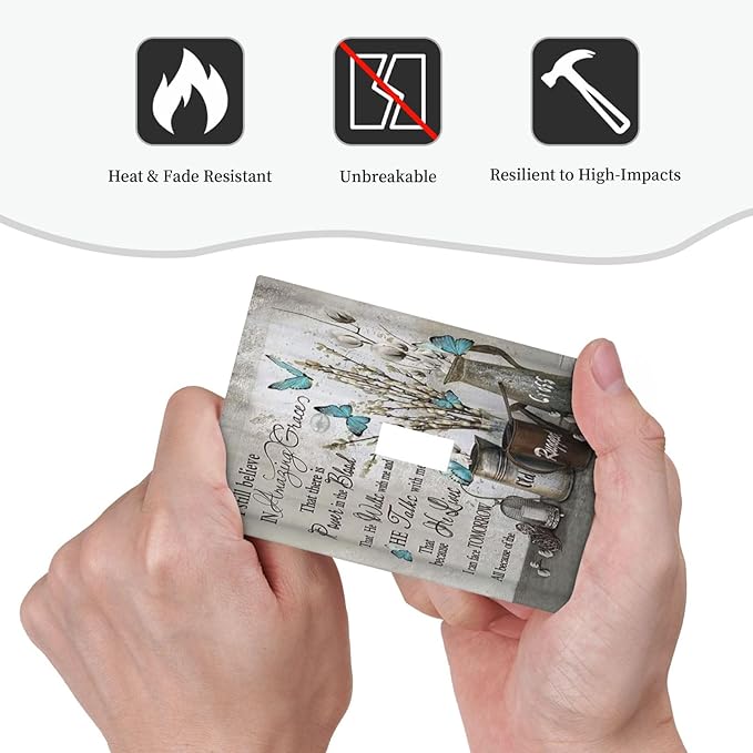 Blue Butterfly Rustic Flower Inspirational Quotes 1 Gang Light Switch Covers Single Toggle Wall Plate Decorative Switchcover Electrical Switchplate for Farmhouse Country Bedroom Kitchen Decor