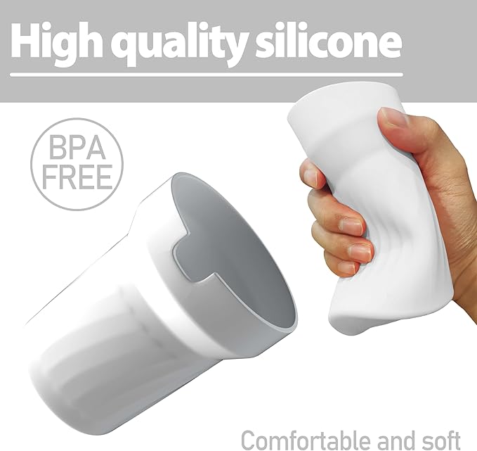 40oz Cup Accessories, Silicone Boot for 40oz Tumbler, Bottom Protector Cup Boot, Water Bottle Holder（silicone White）