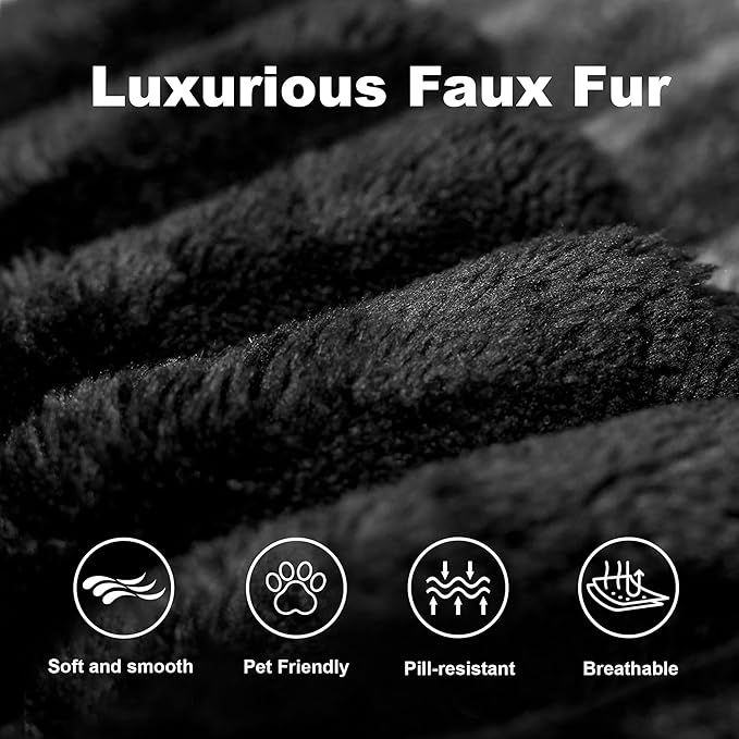 136" Sectional Couches for Living Room Modern Modular Sofa with L-Shape Couchs Upholstered Boneless Couch Deep Seat Sectional Couch with Chaise (Black, Right Facing Chaise+3Seaters+Ottoman)