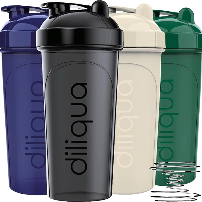 '-4 PACK- 28 oz Shaker Bottles for Protein Mixes | BPA-Free & Dishwasher Safe | 4 large protein shaker bottle | Shaker Cups for protein shakes | Blender Shaker Bottle Pack