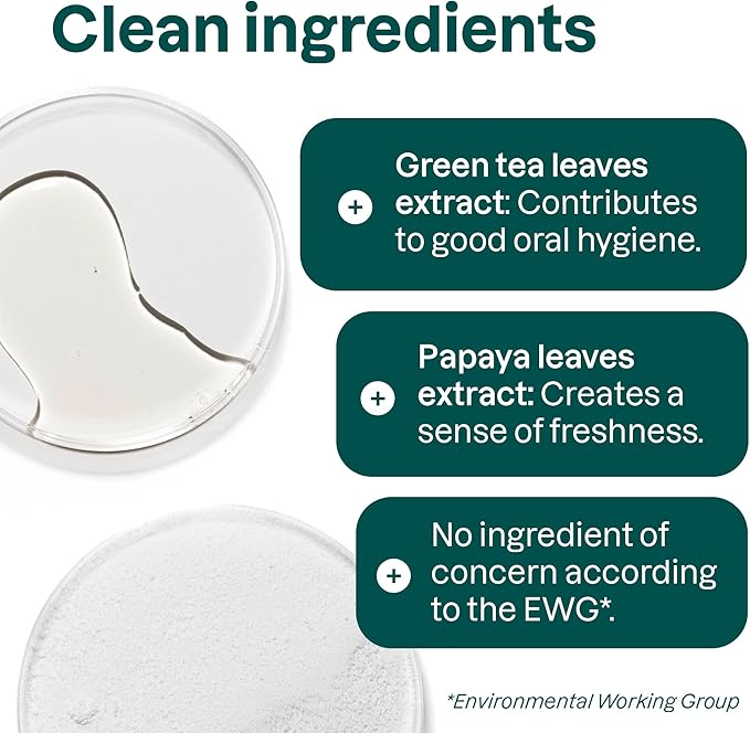 ATTITUDE Fluoride-Free Fresh Breath Toothpaste, Peppermint Flavor, Vegan & Cruelty-Free, Sugar-Free, Plant & Mineral-Based Ingredients, Clean Oral Care, 4.2 Oz