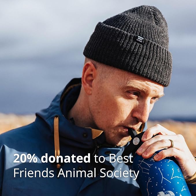 Animal Rescue Water Bottle | 32 oz Engraved Stainless Steel Vaccuum Sealed | Best Friends Pets & Animal Themed