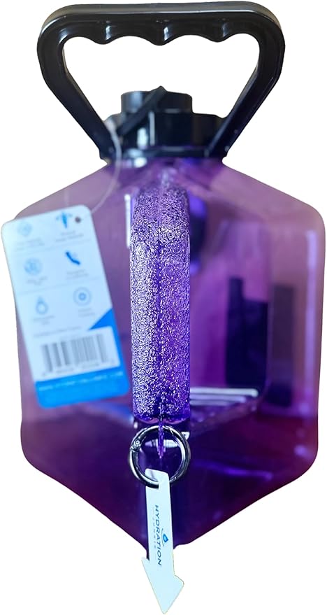 3 LITER BIG WATER BOTTLE WITH HANDLE | TRANSPORTER JUG (ROYAL PURPLE)