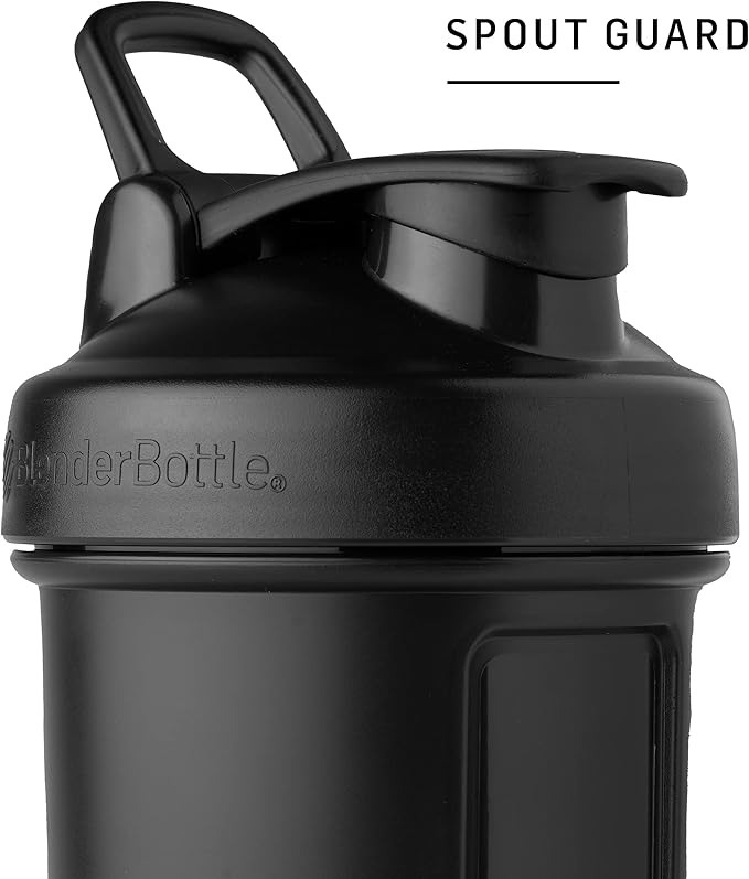 BlenderBottle Classic V2 Shaker Bottle Perfect for Protein Shakes and Pre Workout, 32-Ounce, Black