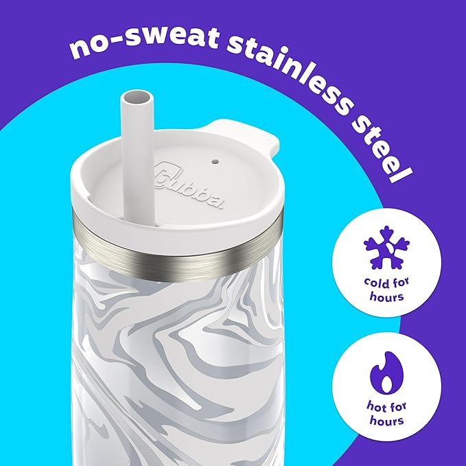 Bubba 24 oz Radiant Tumbler Without Case, Light Stone Marble Swirl