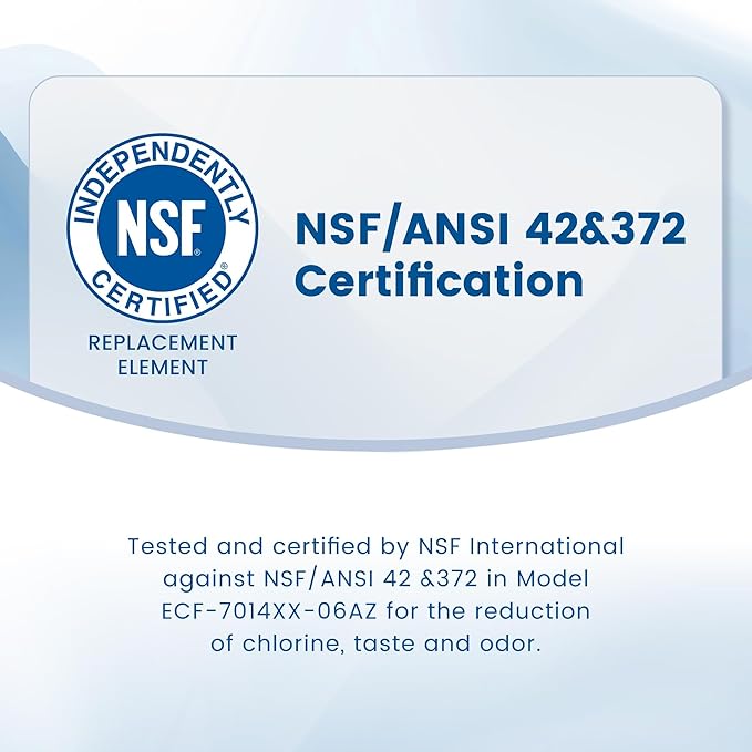 AQUA CREST Replacement for Brita® Water Filter, Pitchers and Dispensers, Classic OB03, Mavea® 107007, and More, NSF Certified Pitcher Water Filter, 2 Count