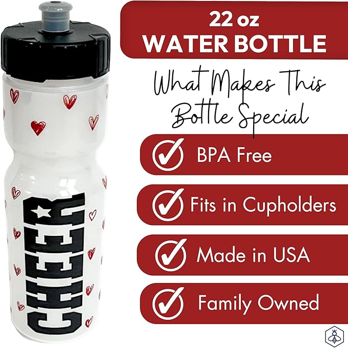 50 Strong Kids Water Bottle | 22 oz. BPA- Free Sports Squeeze Water Bottles with Pull Top Cap |Perfect Water Bottle for School | Reusable & Durable for Boys & Girls | Made in USA