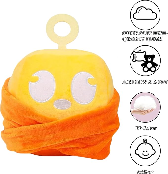 B-lox Fruits Plush, B-lox Fruits Plushies B-lox Plush Pillow Stuffed Toy, Soft Fruits Hugging Plush Pillow Toy Gifts, Squishy Pillow Stuffed Figure Gifts for Kids Boys Girls Valentines Day