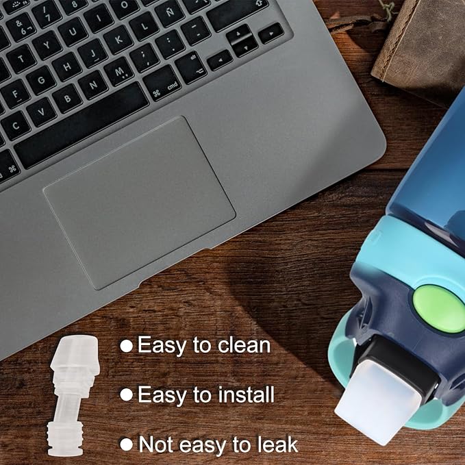 4pcs Water Bottle Bite Valve for Contigo, Water Bottle Mouthpiece Replacement Silicone Water Bottle Bite Valve Replacement Accessories for Contigo Water Bottle