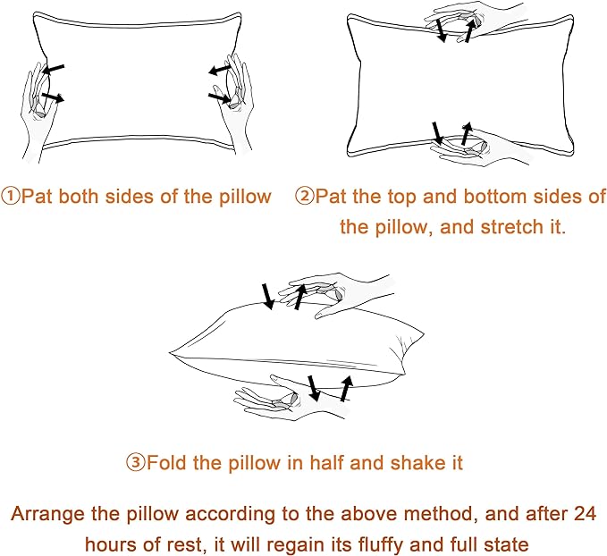 BEDSUM 2 Pack Pillows, 13"x18" Microfiber Pillows for Travel, Pets, Soft and Machine Washable Small Pillows for Neck, Wrist, and Knee Comfort, Dark Grey