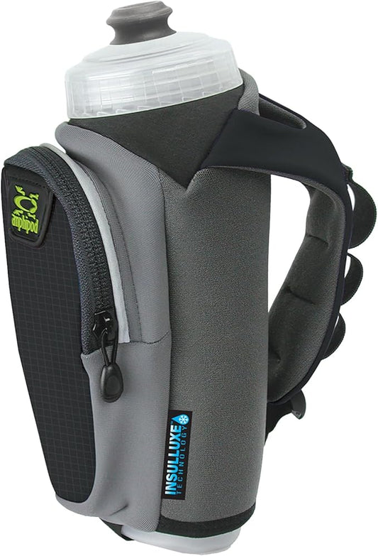 Amphipod Hydraform Ergo-Lite Ultra 20 oz. Handheld Water Bottle, BPA-Free Hydration/Fuel Bottle, Endurance Runners & Walking