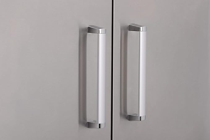 Bonfire Outdoor Kitchen Double Access Door,33x22 Inch,304 Stainless Steel BBQ Grill Doors,CBADD,Silver