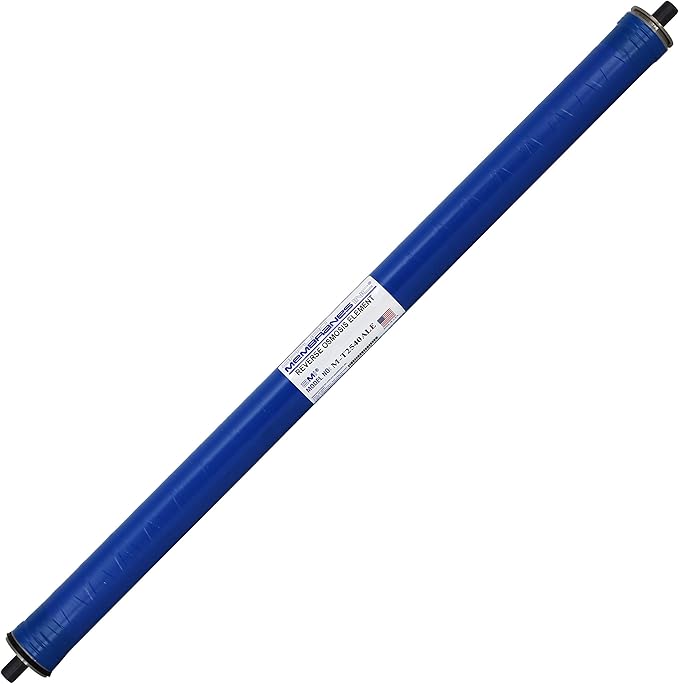 2.5x40 Low Energy Reverse Osmosis Membrane Element for Tap Water | 1,000 GPD at 150 psi | 99% Rejection | Replacement Commercial RO Membrane | Applied Membranes USA M-T2540ALE