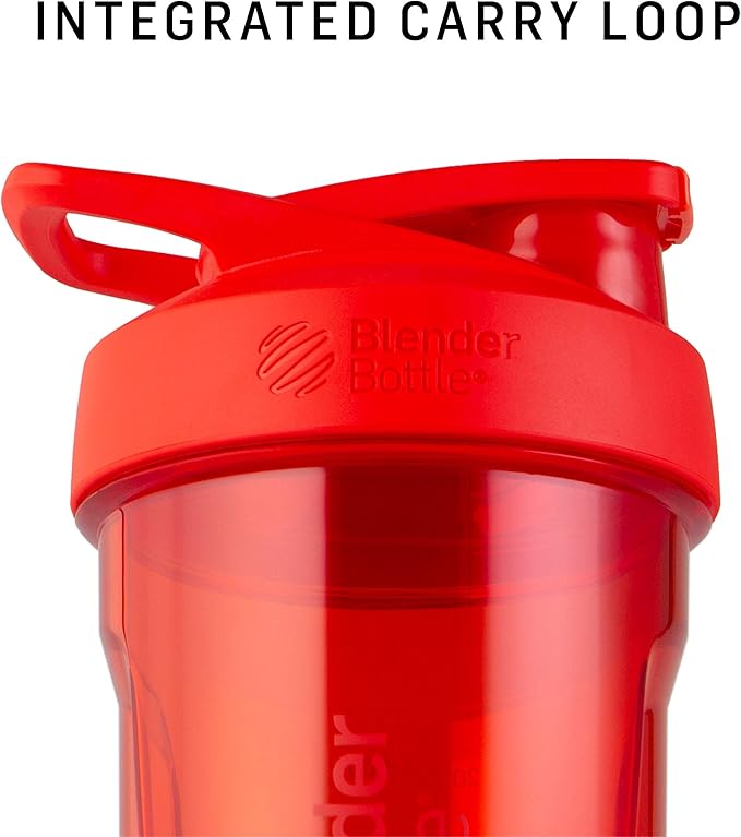 BlenderBottle Strada Shaker Cup Perfect for Protein Shakes and Pre Workout, 28-Ounce, White