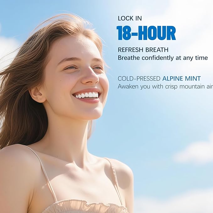 7.5% Nano Hydroxyapatite Toothpaste 2Packs (Fluoride-Free), Helps Remineralize, Protects Enamel, Strengthens Tooth, Dentist-Recommended for Sensitive Teeth & Kids, Refresh Mint Whitening Toothpaste