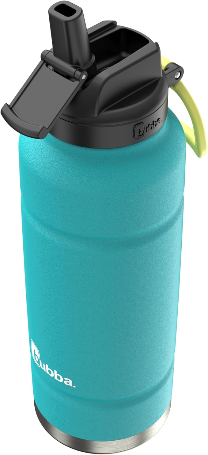 Bubba Trailblazer Insulated Stainless Steel Water Bottle with Straw Lid, 40oz, Scuba Powder Coat