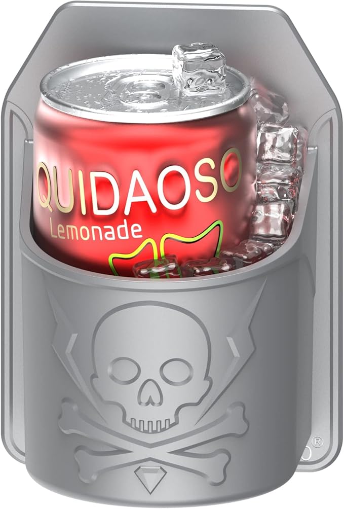 Beer/Can/Drink/Wine Bottle Holder for Shower, Wall Mounted Cup/Toothbrush Holder, Beer Accessories, Funny Birthday Gifts(01Grey)