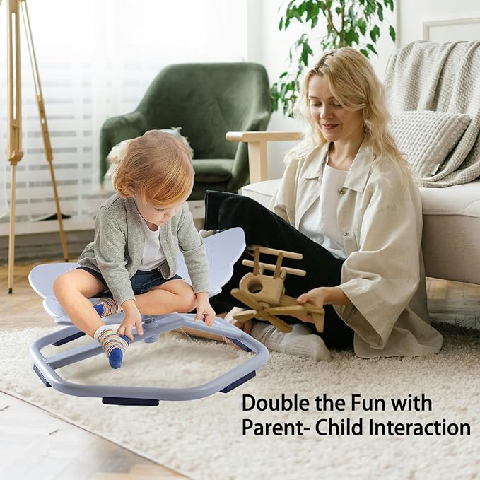 Autism Kids Swivel Chair, Spinning Chair for Kids Sensory, Kids Swivel Chair Sensory, Sensory Toy Chair, Carousel Spin Sensory Chair, Training Body Coordination (Gray)