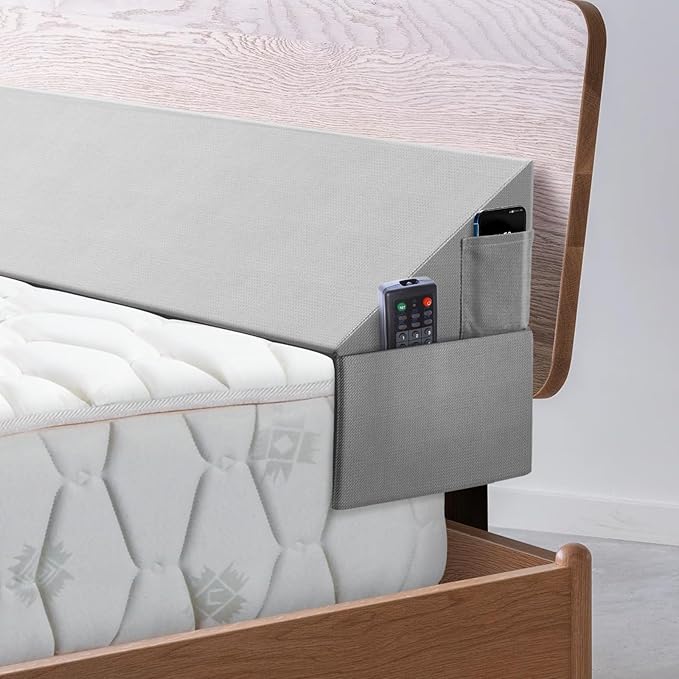 Bed Wedge Pillow for Headboard Gap, King Size (76"x10"x6") Bed Gap Filler Mattress Wedge, Fits Bed Gap(0-8") Between Mattress and Headboard