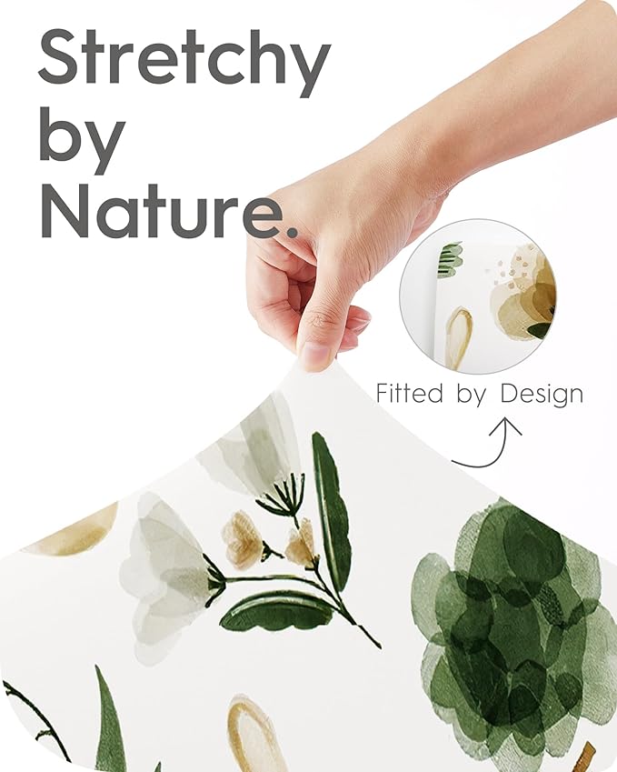 Bassinet Sheets for Baby Boy Girl, TotBasic Buttery Soft Universal Bassinet Fitted Sheet, Compatible with Halo, Mika Micky, Baby Delight, Dream On Me, Maxi COSI and More Bassinet Mattress(Safari)