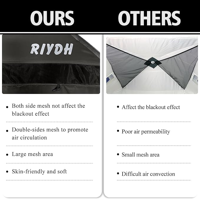 Bed Tent Bed Canopy Breathable 100% for Adult and Kids Light Reduction Sleeping Dream Tents Indoor Portable Big Space with String Light 3 Doors Twin Full Queen King Size