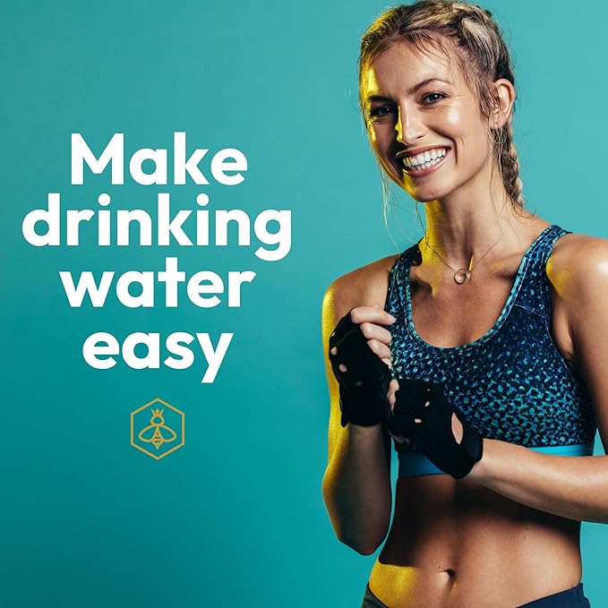 Biddlebee 24oz. BPA-Free Reusable Water Bottle with Wide-Mouth Chug Cap & Carry Handle | Perfect for Travel, Gym, School & Work | Proudly Made in USA | Cupholder Friendly, Fits in Backpack Pockets