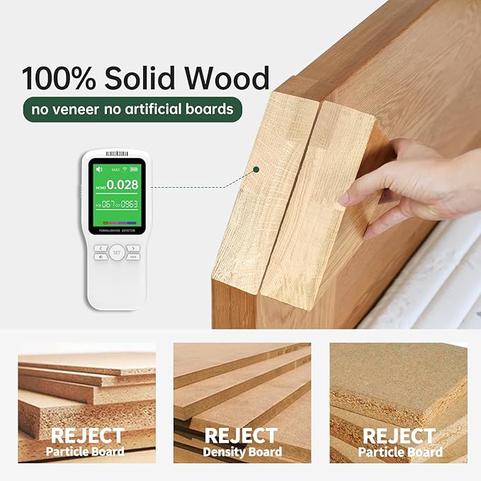 100% Solid Oak Wood Mini Coffee Table, Round Living Room Table Side Table w/Solid Wood Legs, Walnut Mid Century Sturdy Tables for Bedroom Balcony Living Room (23.62" D x 13.78" H)