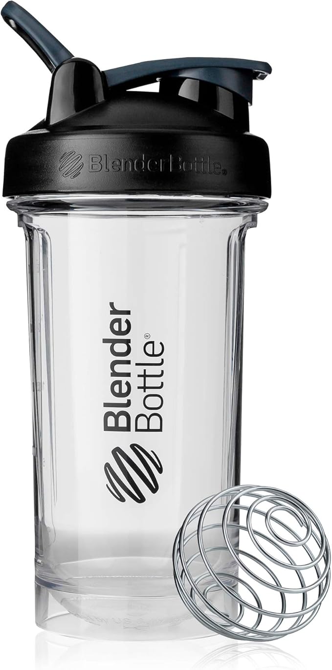 BlenderBottle Shaker Bottle Pro Series (24-Ounce) Classic V2 Shaker Bottle (20-Ounce)