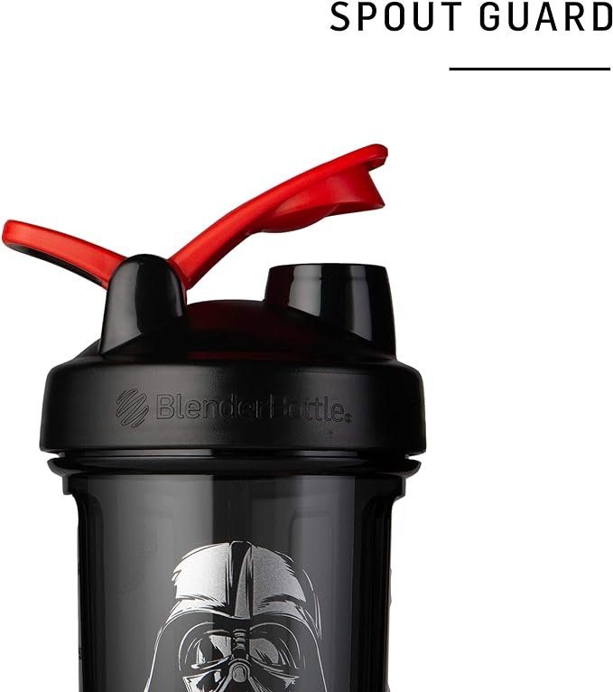 BlenderBottle Star Wars Shaker Bottle Pro Series Perfect for Protein Shakes and Pre Workout, 28-Ounce, Darth Vader Helmet