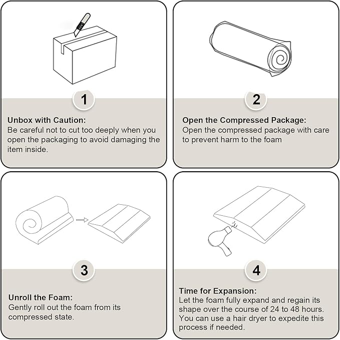 Bed Filler for Headboard, Suitable for Gap 1.2-1.6" of King Queen Twin Bed, 78.7'' Long Wedge Sleeping Pillow, Foam Bed Mattress Gap Filler