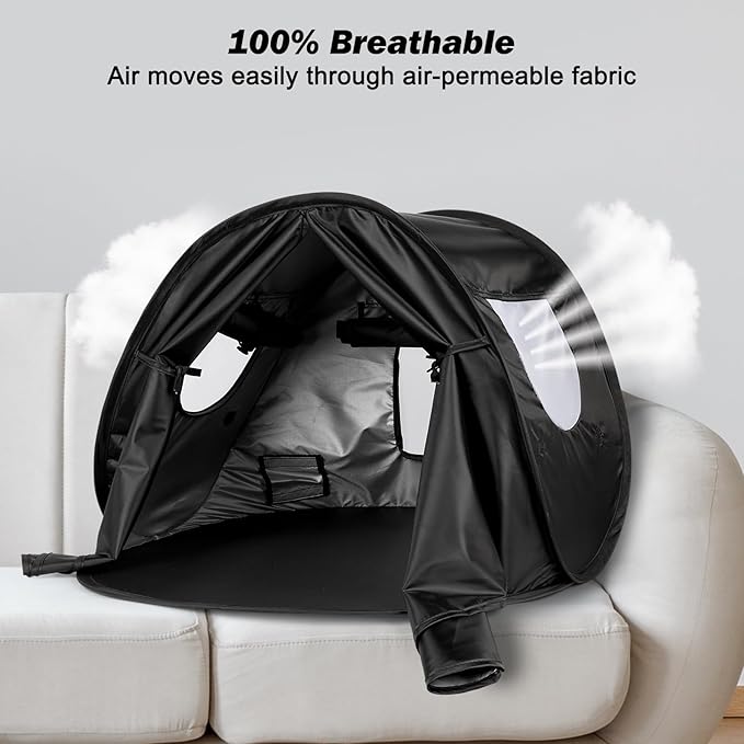 Blackout Bed Tent, Brings Comfortable Sleep Experience, Indoor Privacy Pop Bed Tent, for Personal Light Sleeper in Shared Spaces, Daily & Traveling