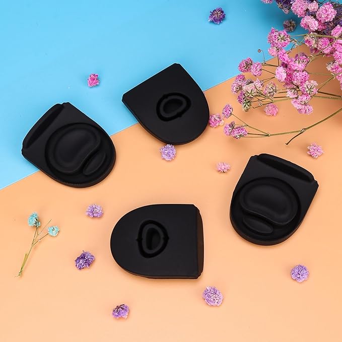 4Pcs Replacement Stopper Compatible with Owala FreeSip 19/24/32/40oz, Bottle Top Lid Stopper,Silicone Seal Bottle Cap Mouth Stopper Gasket, Replacement Parts for Owala 24oz 32oz, Black