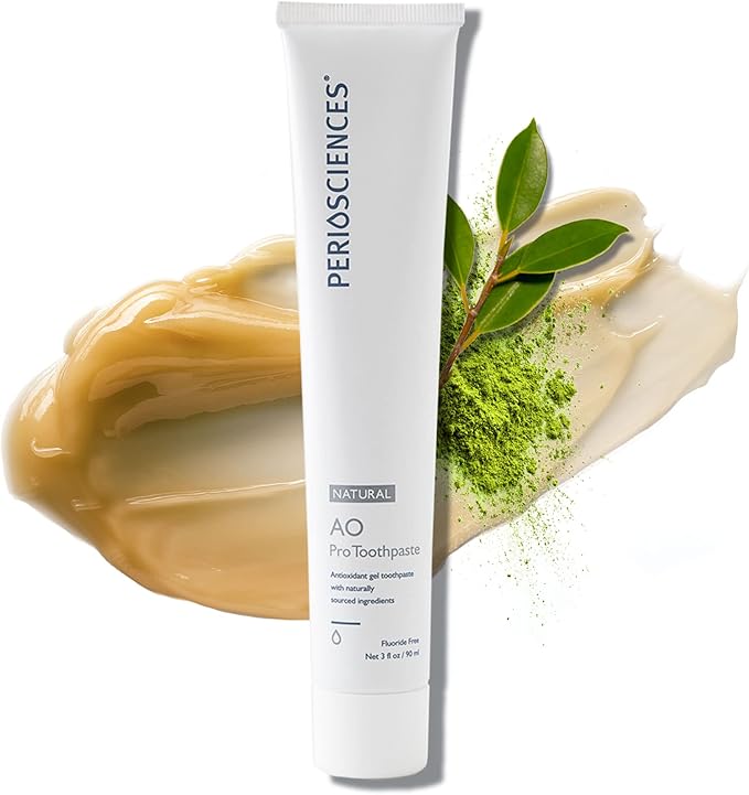PerioSciences AO Pro Natural Toothpaste with Nano Hydroxyapatite, Remi ...