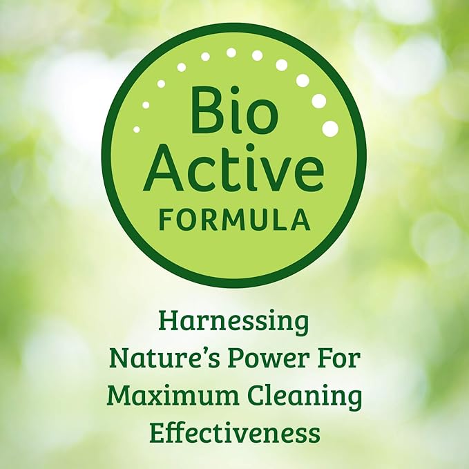 Biokleen Free & Clear Natural 3X Concentrated Liquid Laundry Detergent, 300 Loads, Plant-Based, Hypoallergenic, Removes Stains & Fights Odors, Dye Free, Unscented