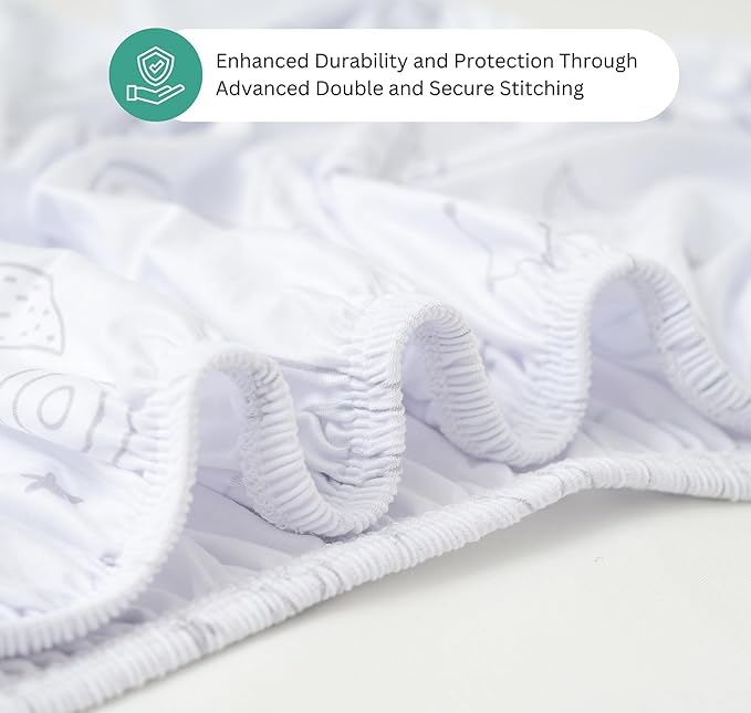 Bassinet Sheets for Delta Children Sweet Dreams, Slumber, Rocking, Curve, and Deluxe Beginnings Bedside Bassinet, 3 Pack, 16 x 32, Ultra Soft, Breathable, Unisex Boys Girls, Gray (Space Rockets)