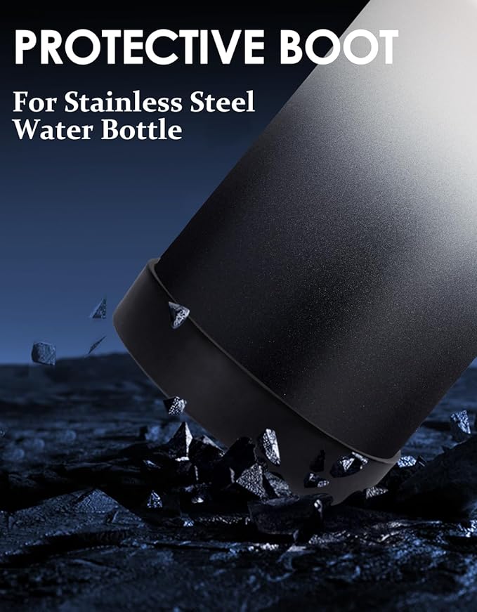 64OZ Stainless Steel Water Bottles - Half Gallon Water Bottle with Straw Lids, Reusable Vacuum Insulated Water Jug w/ Carrier Bag, Leak Proof Metal Waterbottle for Sports Gym Workout Travel Hiking