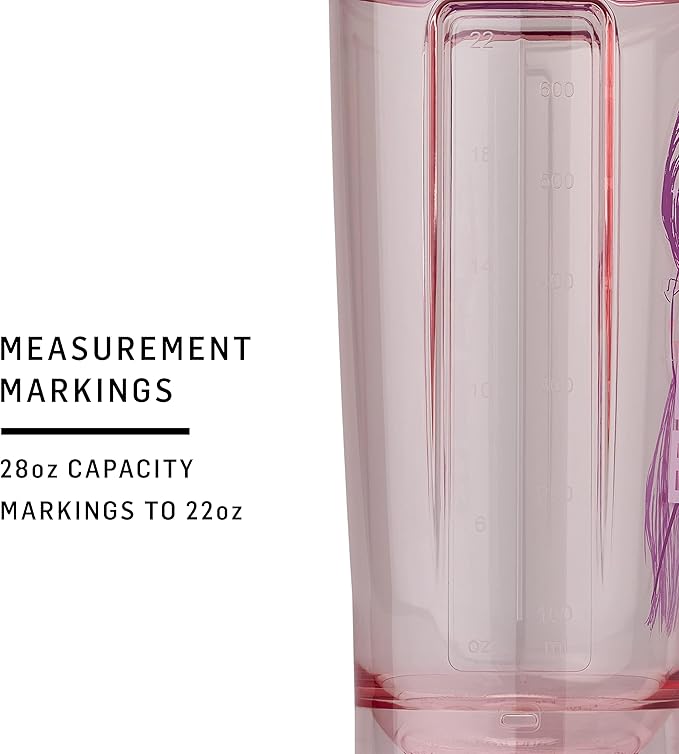 BlenderBottle Disney Princess Shaker Bottle Pro Series, Perfect for Protein Shakes and Pre Workout, 28-Ounce, Watch How Far I'll Go, Moana