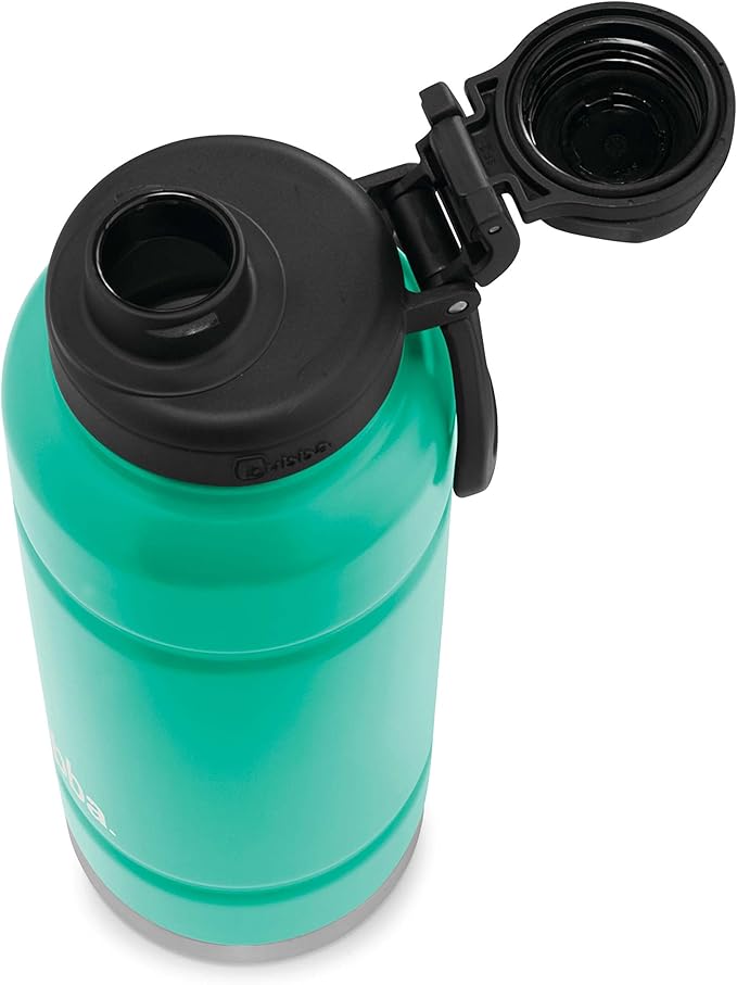 Bubba Trailblazer 40oz Vacuum-Insulated Stainless Steel Water Bottle with Leak-Proof Lid, Keeps Drinks Cold up to 38 Hours or Hot up to 10 Hours, Rock Candy