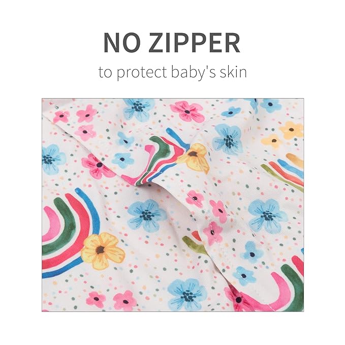 ALVABABY Toddler Pillow Cover Fits 13 x 18,12x 16 Kids Pillow 2 Pack Stretchy Soft Baby Pillow Cover Envelope Kids Pillowcases for Boys Girls Rainbow 2TPE03