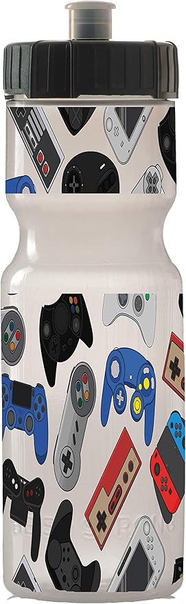 50 Strong Kids Water Bottle | 22 oz. BPA- Free Sports Squeeze Water Bottles with Pull Top Cap |Perfect Water Bottle for School | Reusable & Durable for Boys & Girls | Made in USA