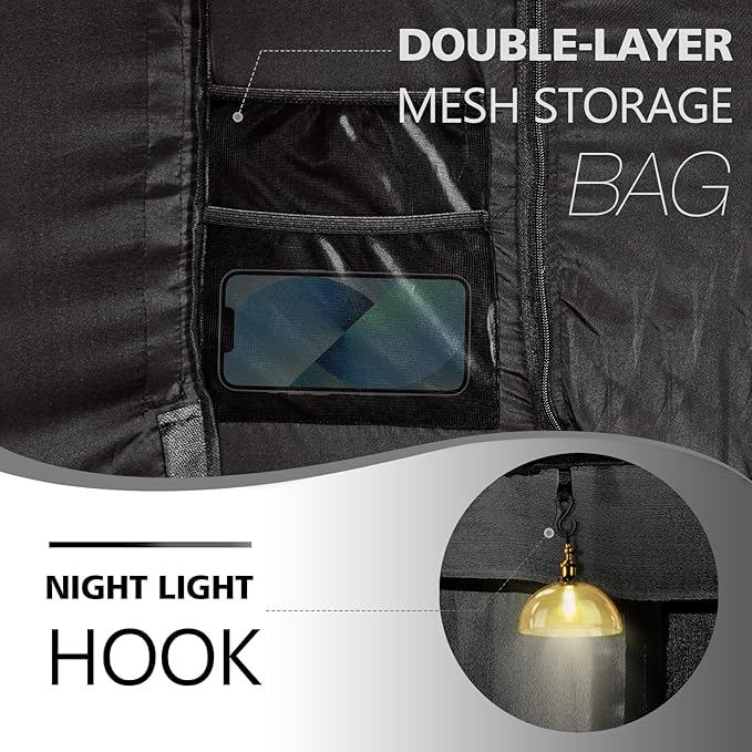 Bed Tent Bed Canopy King Size Tents for Adult and Kids- Portable Dream Tent Indoor Sleeping Tents 70% Blackout with 3 Doors Breathable Big Space Tents