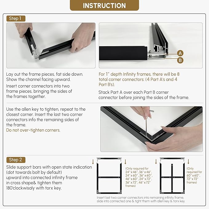 36"x72" Extra Large Framed Wall Art Soft White Poppies Watercolor Floral, Delicate Botanical for Home Living Room Bedroom Decor (Frame Assembly Required)