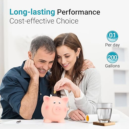 AQUA CREST Water Filter Replacement for All Waterdrop Pitchers, WD-PT-07, WD-PT-05, WD-PT-04, Reduces PFAS, Last Up to 3 Months or 200 Gallons (Pack of 2)