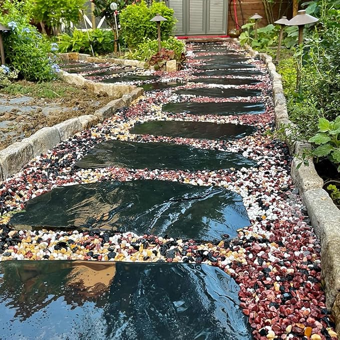 5LB Succulent and Cactus Gravel Pebbles, 1/5 Inch Natural Decorative Polished Stones, River Rocks for Vases Gardening Indoor and Outdoor Decorative Rocks, Colorful