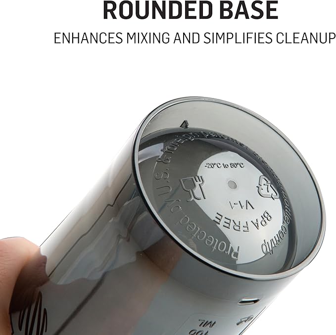 BlenderBottle Shaker Bottles Pro Series Perfect for Protein Shakes and Pre Workout, 32-Ounce, Black and Cerulean Blue