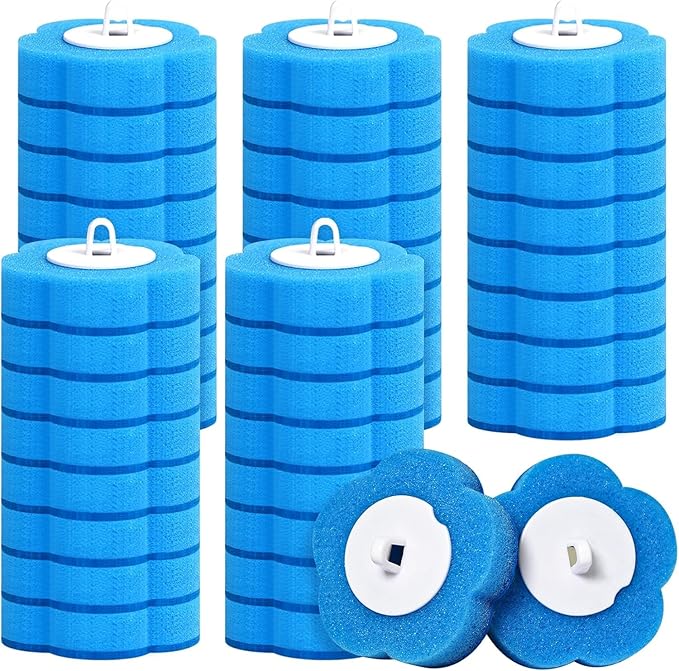 42 PCS Disposable Toilet Bowl Brush Refills, Disposable Toilet Brush Heads, Toilet Wand Disposable Refill Heads, Disposable Replacement Head (42Pcs Replacement Heads)