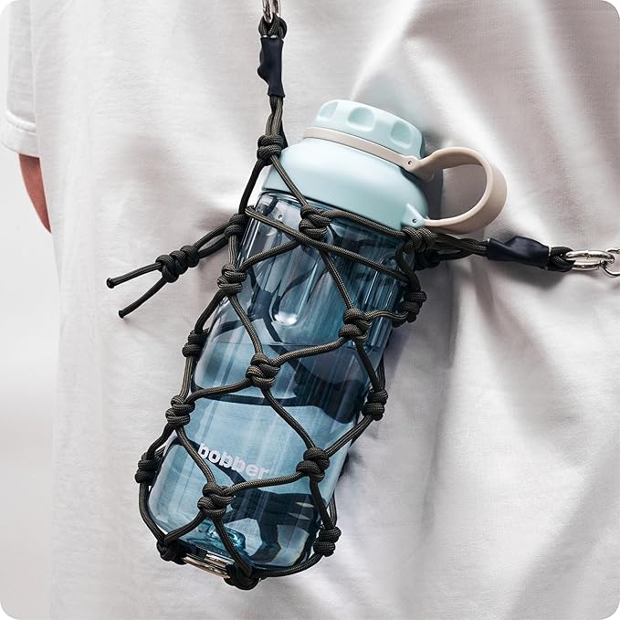 BOBBER 30 oz Tritan Water Bottle with Strainer for Fruit & Ice — Dishwasher Safe, Leak Proof, BPA & BPS-Free Water Bottle — Large Fitness Bottle for Women & for Men, Sturdy Tritan Plastic (Light Blue)