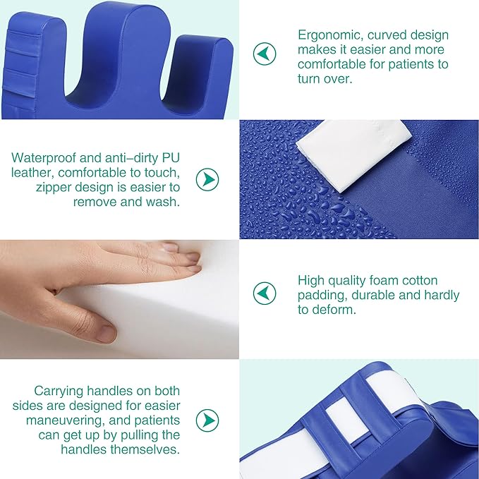 Bedridden Patients: Patient Turning Devices and Bedroll Pillows for Elderly, Orthopedic and Convenience